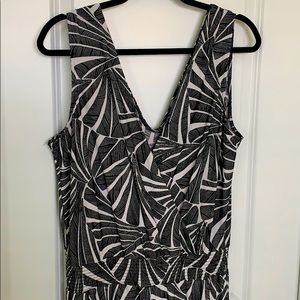 Michael Kors | Black & White Wide Legged Jumpsuit